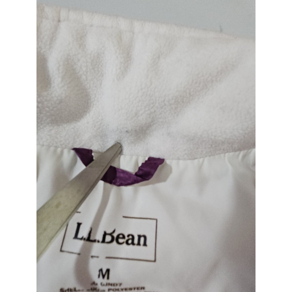 L.L.Bean Women's Vest Size Medium Ombre Pink Quilted Fleece‎ Side Panels Puffer - Picture 15 of 15